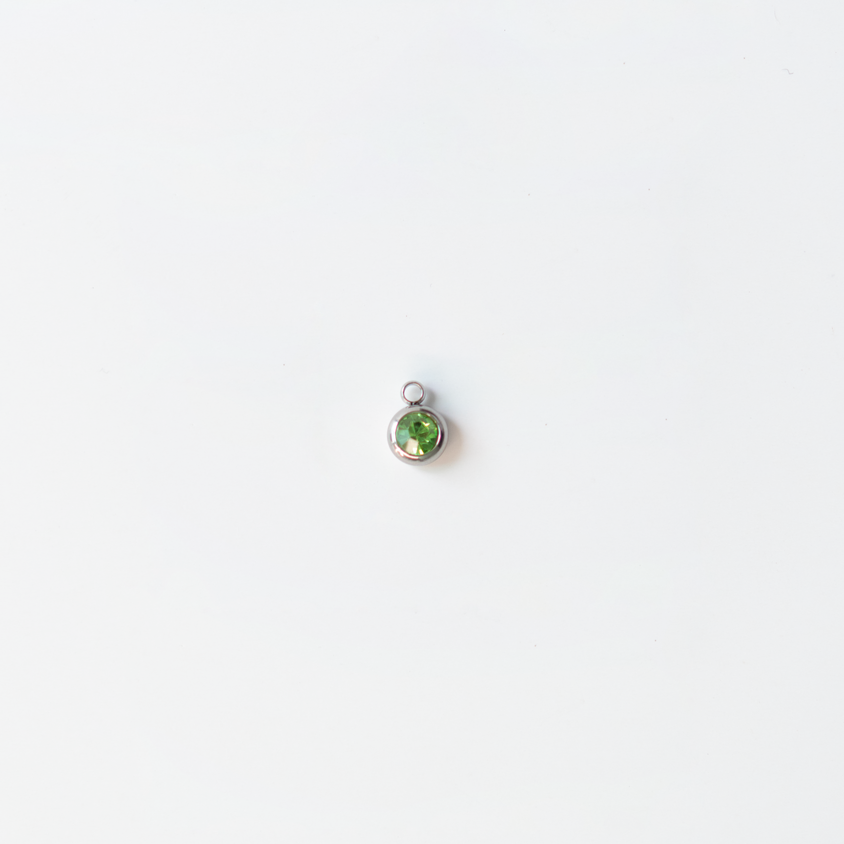 Charm del mes plateados