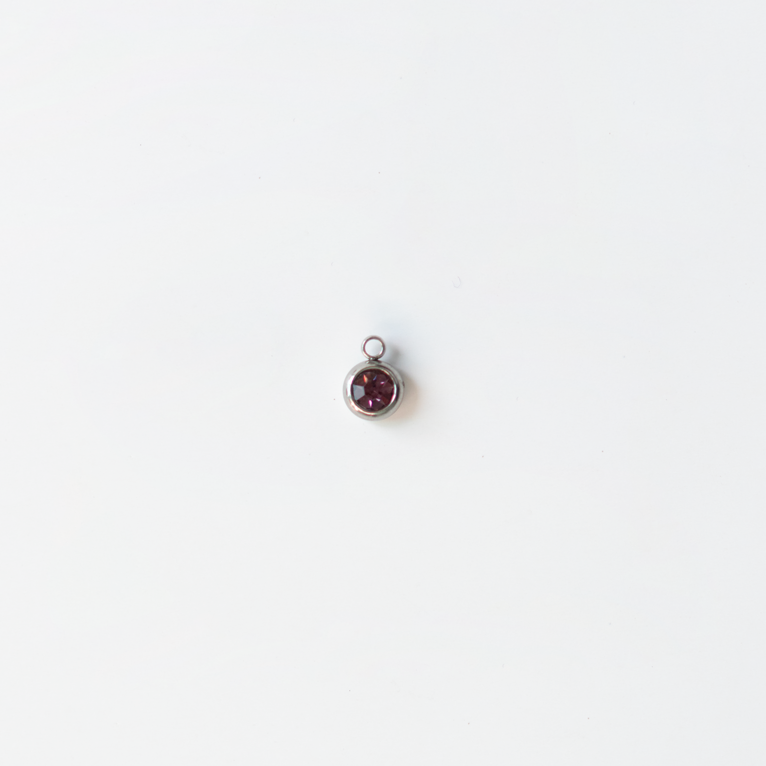 Charm del mes plateados