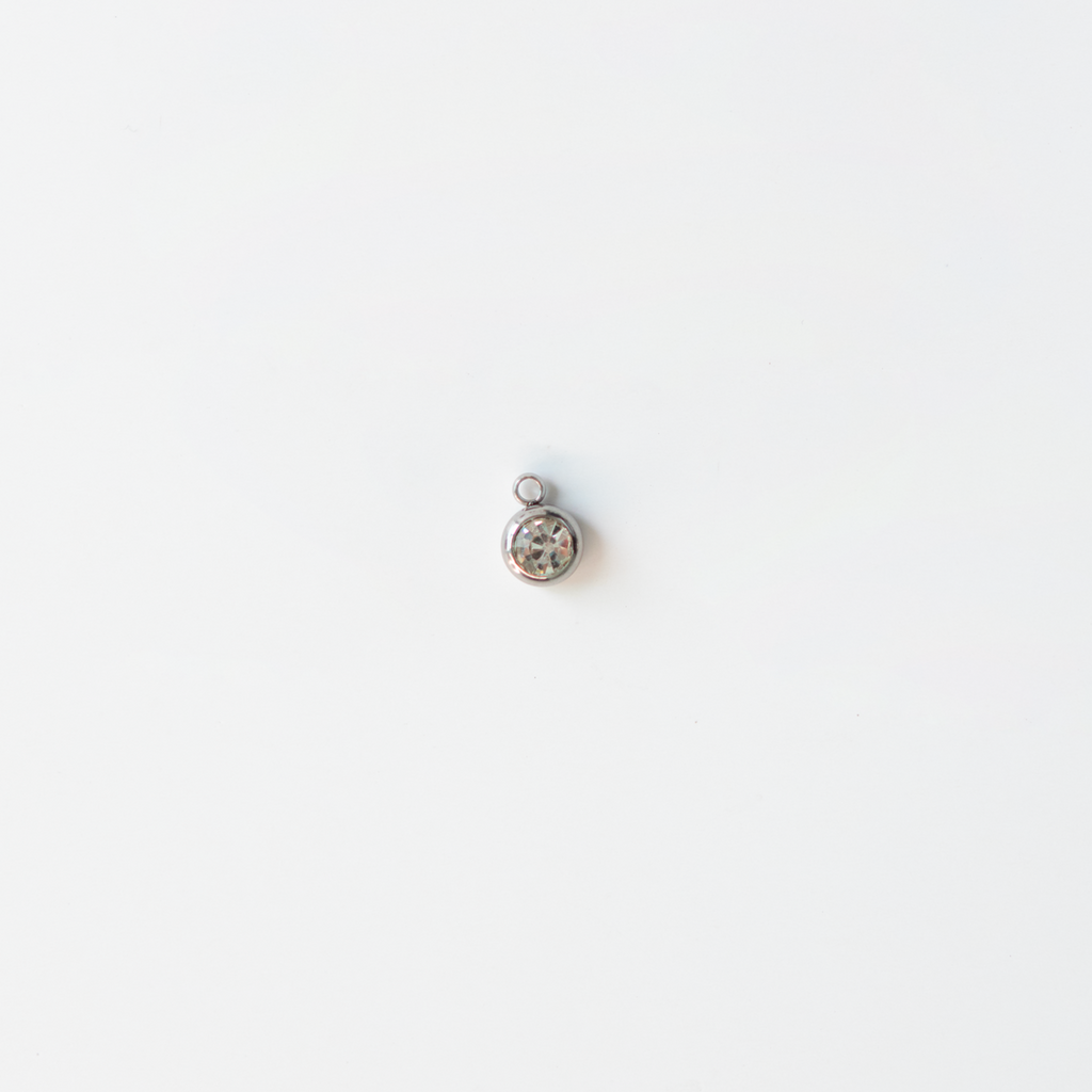 Charm del mes plateados