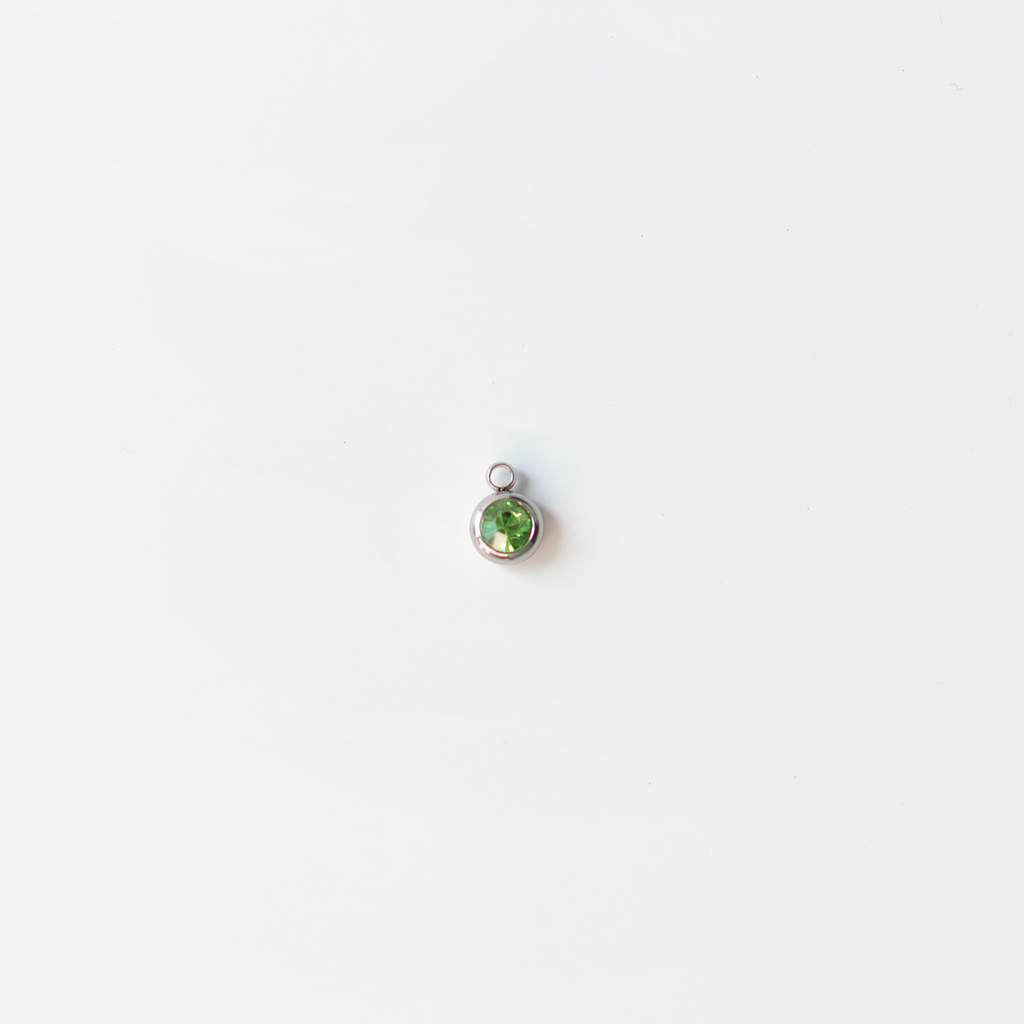 Charm del mes plateados