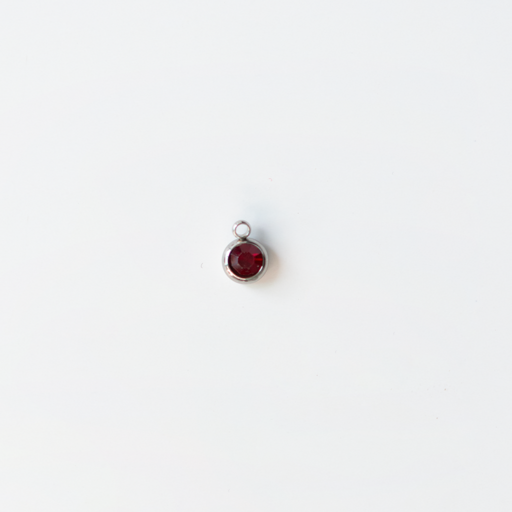 Charm del mes plateados