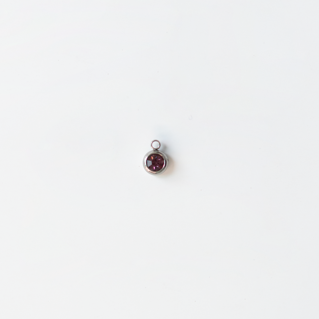 Charm del mes plateados