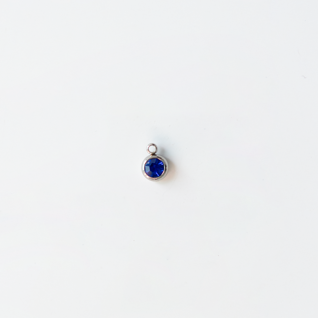 Charm del mes plateados